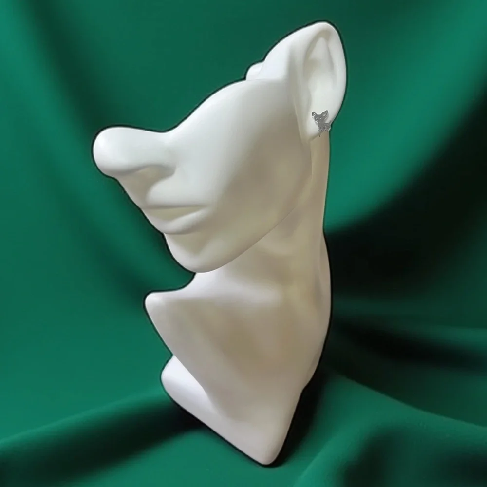 Charming Silver Chihuahua Dog Earrings - NWOT - Picture 2 of 5